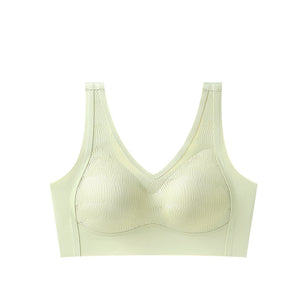Women's Thin Fixed Cup Unbreasted Pull-Up Bra