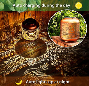 Outdoor Waterproof Hummingbird Solar Lanterns