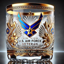 Load image into Gallery viewer, Graddi Veteran Tribute Glass
