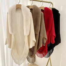 Load image into Gallery viewer, women&#39;s solid color long scarf autumn and winter warm thickened wool shawl
