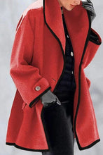 Load image into Gallery viewer, warm loose-fit tweed coat
