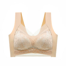 Load image into Gallery viewer, New lace wrap chest gather no steel ring bra
