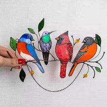 Load image into Gallery viewer, Birds Stained Window Hangings
